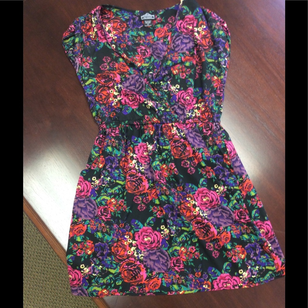 Angie floral dress